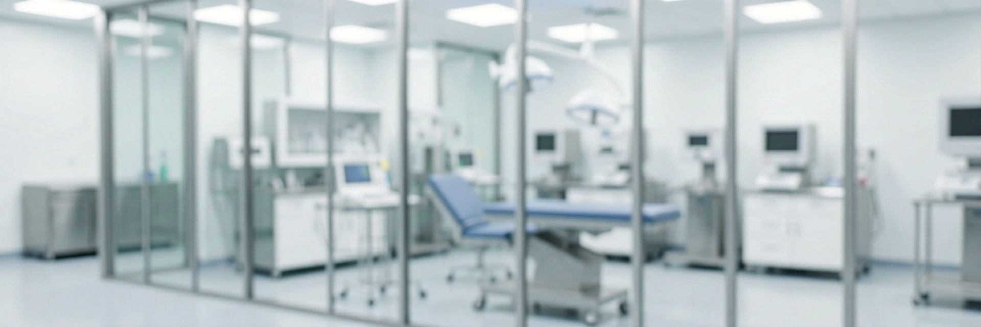 Clean laboratory setting representing data precision